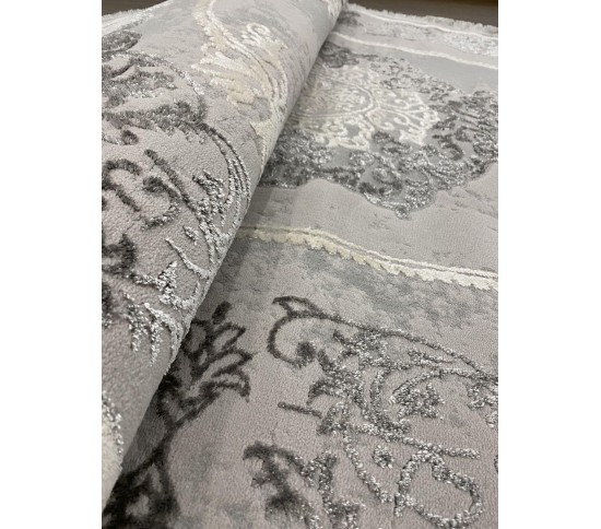 Акриловий килим ROYAL MIRA RA05B , GREY - Висока якість за найкращою ціною в Україні зображення 4.